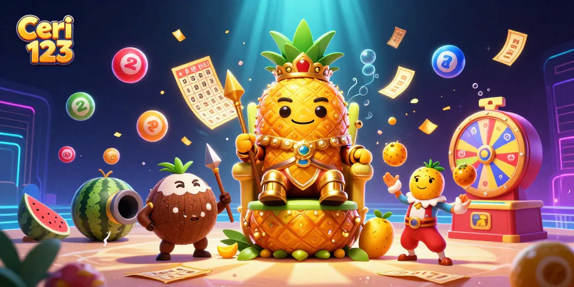Experience excitement at Ceri 123 with dynamic characters and game elements in a vibrant casino scene.