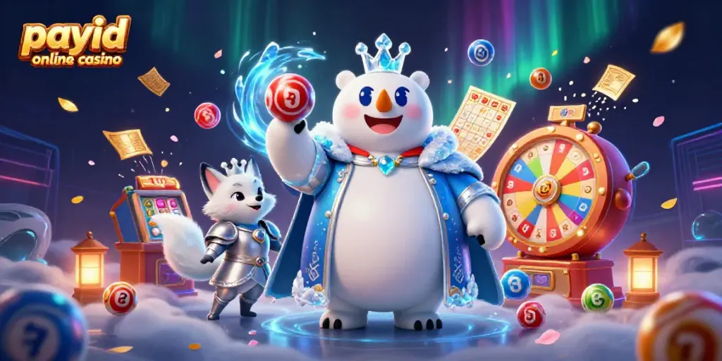 Experience thrilling action at a payid online casino with an ice king and snow fox surrounded by dynamic game elements.