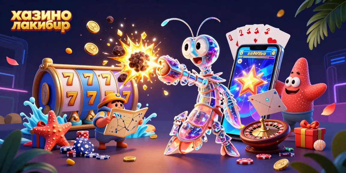 Engage with казино лакибир as a galactic warrior battles through golden gems and vibrant games.