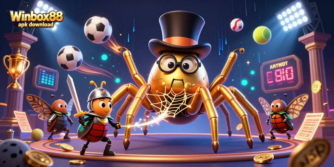 Experience the thrill of gaming with the Winbox88 apk download featuring vibrant characters and casino elements.